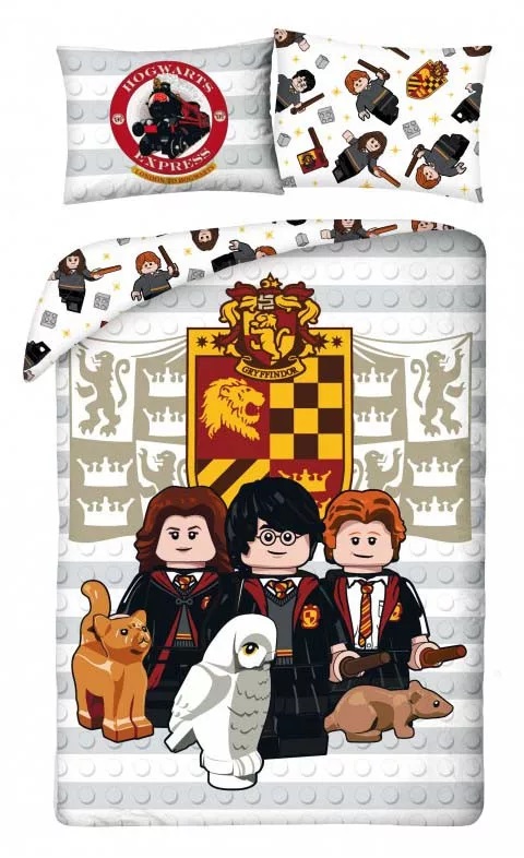 Puuvillane voodipesu 140×200 cm "Lego Harry Potter"