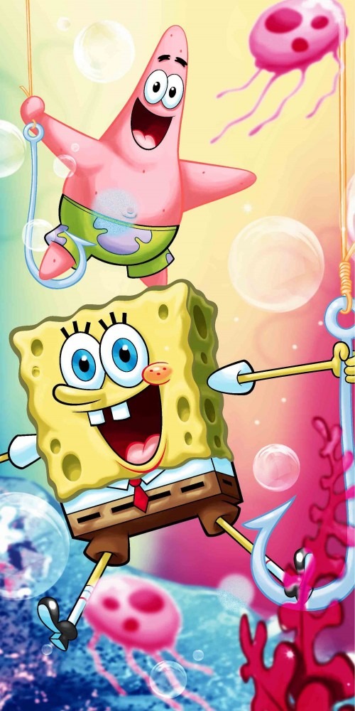 Saunalina 70×140 cm "SpongeBob"