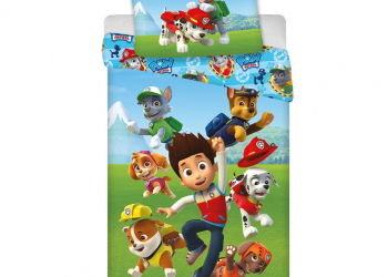 Puuvillane voodipesu 140×200 cm “Paw Patrol” – laste voodipesukomplekt