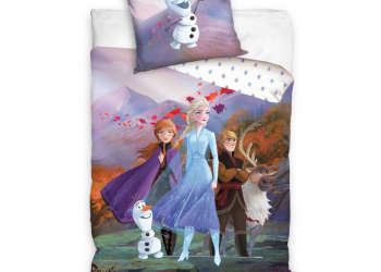 Puuvillane voodipesu 140×200 cm “Frozen” – laste voodipesukomplekt