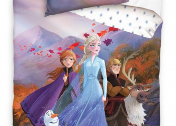 Puuvillane voodipesu 140×200 cm “Frozen” – laste voodipesukomplekt