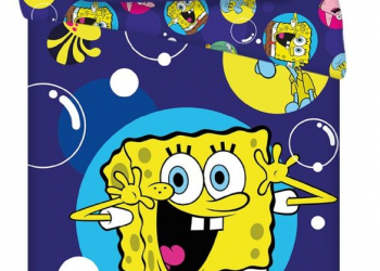 Puuvillane voodipesu 140×200 cm “SpongeBob” – laste voodipesukomplekt