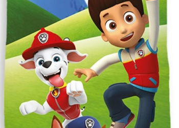 Puuvillane saunalina „Paw Patrol“ 70×140 cm – laste ja fännide rätik