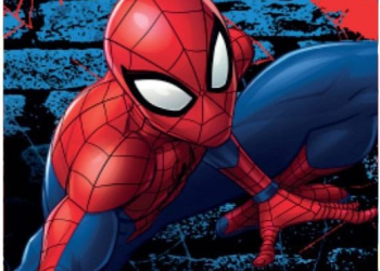 Puuvillane saunalina „Spiderman“ 70×140 cm – laste ja fännide rätik