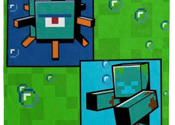 Puuvillane saunalina „Minecraft“ 70×140 cm – laste ja fännide rätik