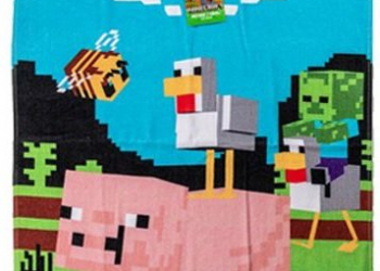 Puuvillane saunalina „Minecraft“ 70×140 cm – laste ja fännide rätik